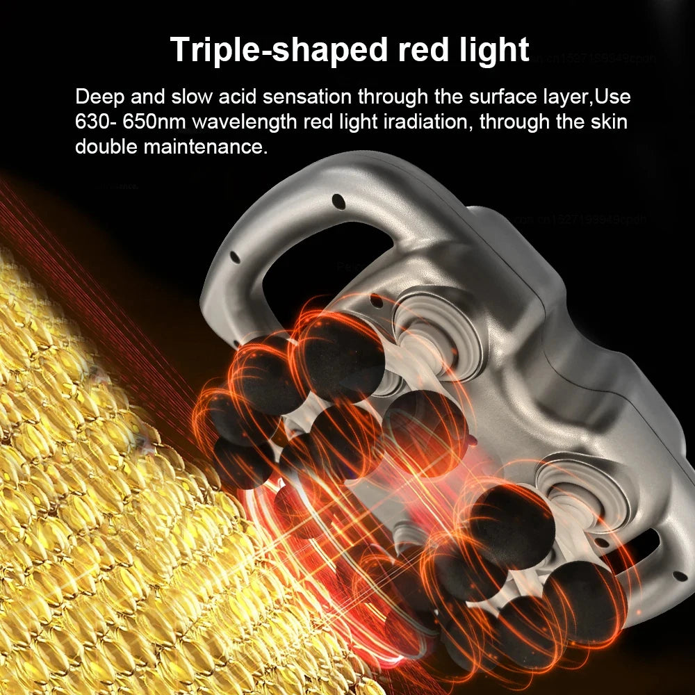 Fascia Gun Muscle Massager Gun High Frequency Back Body Waist Massage Machine Professional Electric Shoulder Legs Waist Massager