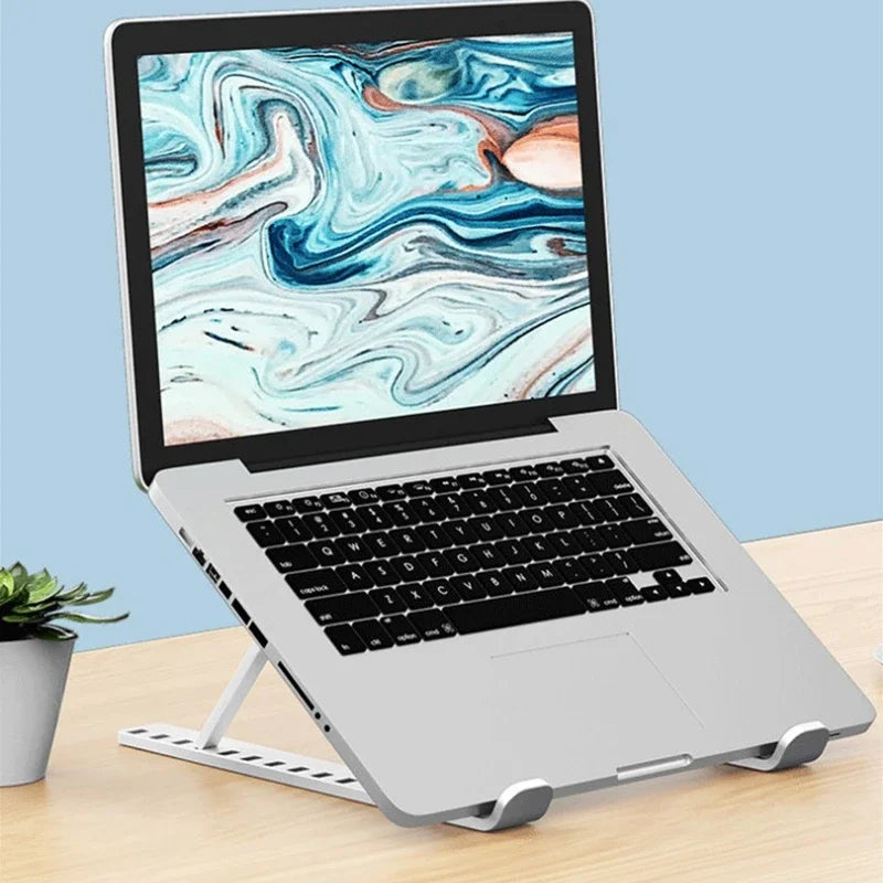 Foldable Laptop Stand Adjustable Portable Notebook Bracket Support Base ABS Holder For Macbook Air Pro Accessories Convenient