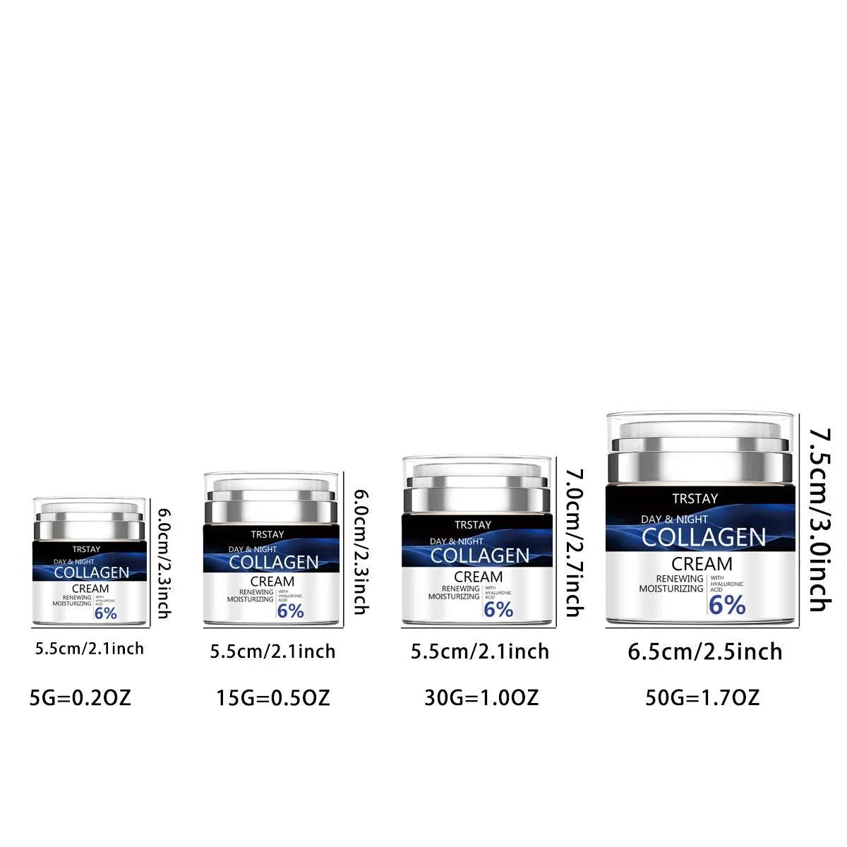 Moisturizing face cream Moisturizing collagen neck hyaluronic acid smoothes wrinkles, brightens skin, moisturizes and protects s