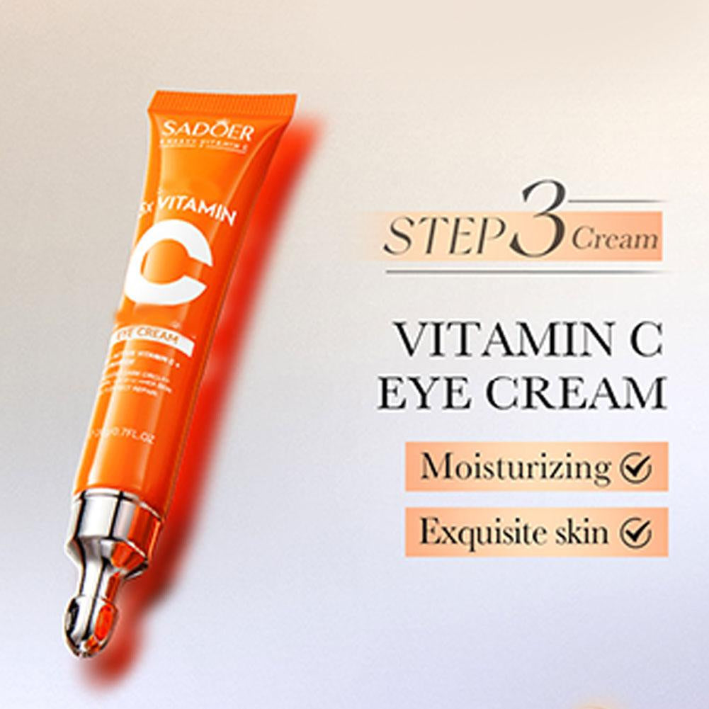 5x Vitamin C Skin Care Product Set Deep Hydration Moisturizing Nourish Fade Fine Lines Anti-aging Smooth Korean Skincare