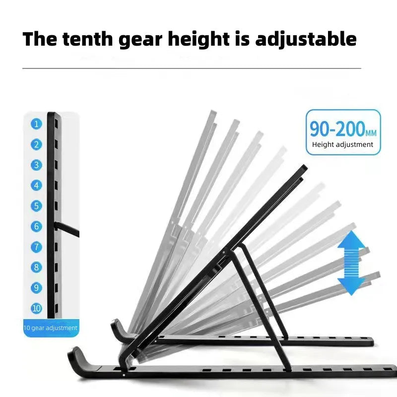 Foldable Laptop Stand Adjustable Portable Notebook Bracket Support Base ABS Holder For Macbook Air Pro Accessories Convenient