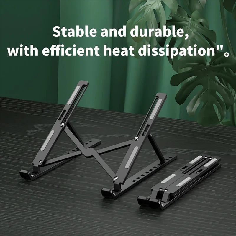 Foldable Laptop Stand Adjustable Portable Notebook Bracket Support Base ABS Holder For Macbook Air Pro Accessories Convenient