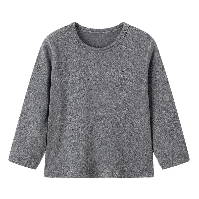 1/3/5 Pack Children's Solid Color Long Sleeve T-shirt Boys' Casual Joker bottoming shirt Girls' Comfortable Brothers and Sisters