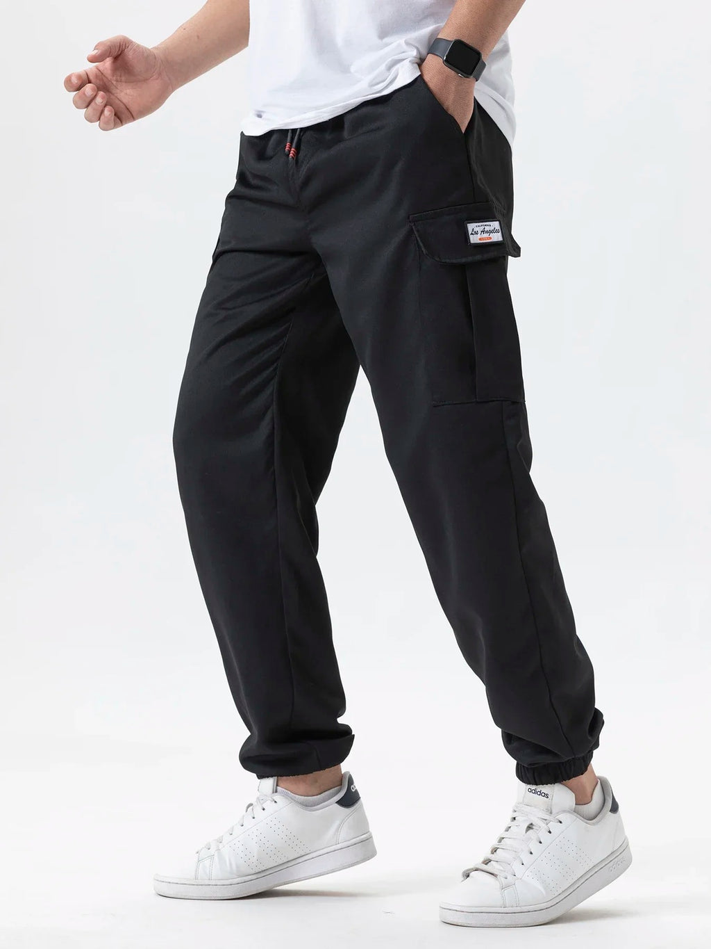 Men's Casual Cargo Sweatpants Spring/Autumn S-2XL Waist Drawstring Joggers Hiking Tactical Pants for Men with Pockets