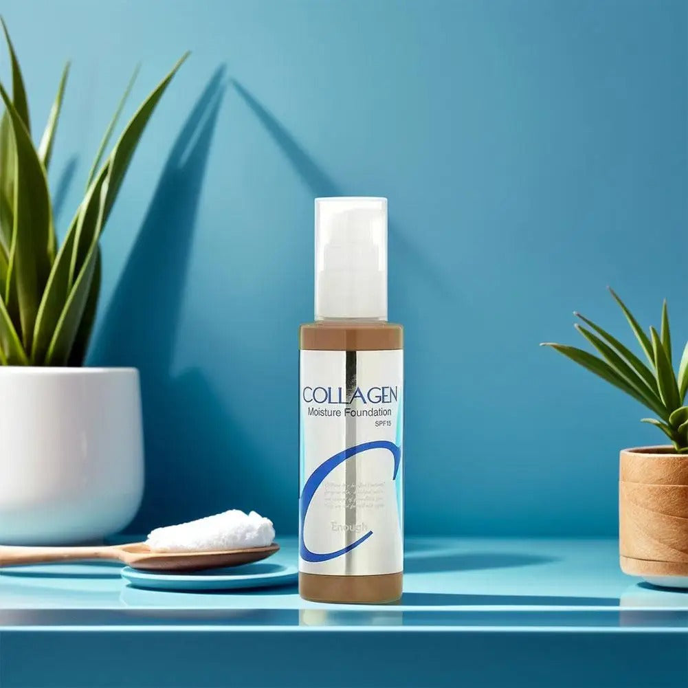 Collagen Liquid Foundation Long-lasting Moisturizing Non-cakey Nourishes The Skin Enhancing Elasticity Radiance Cosmetics