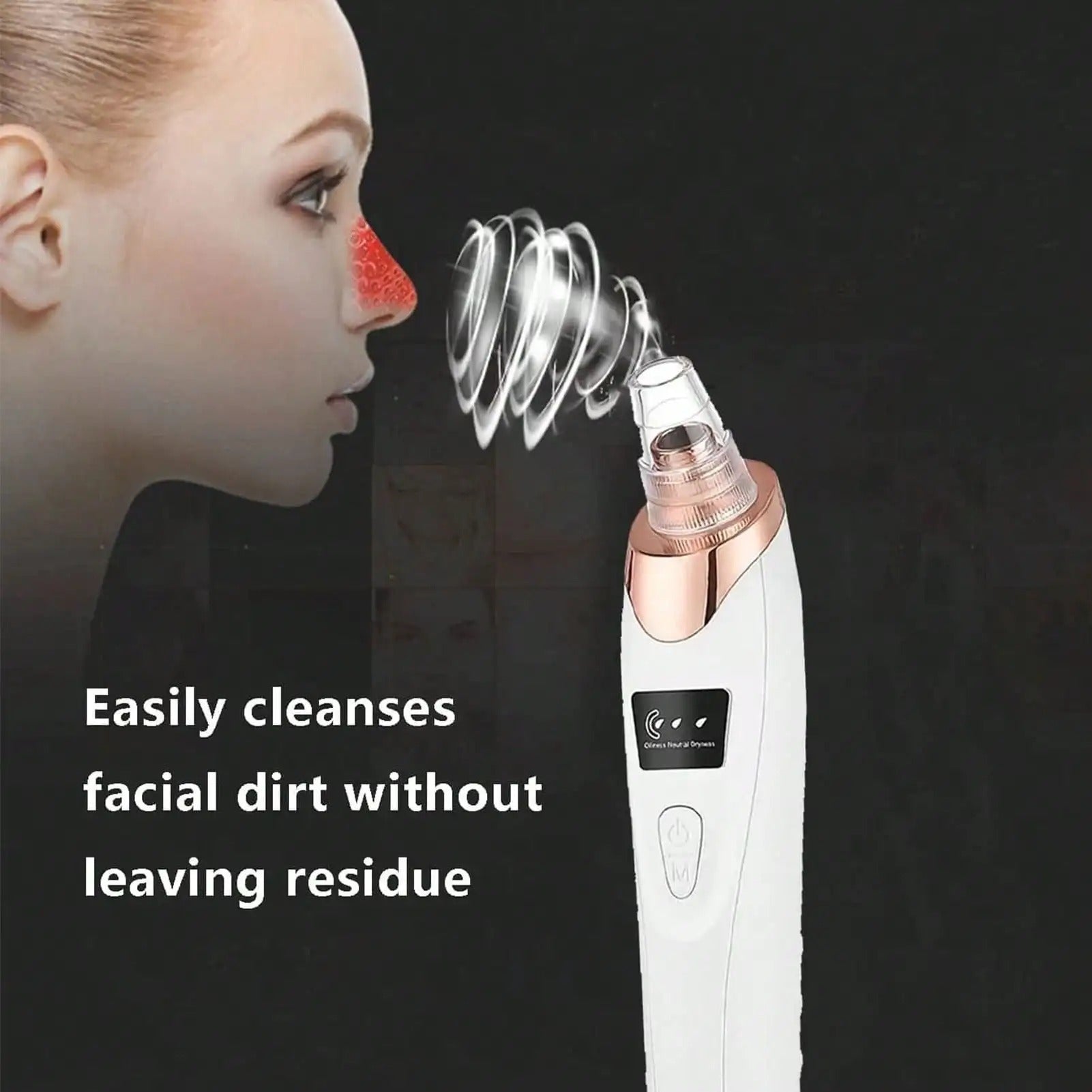 Electric Facial Skin Care Pore Removal Cleanser Vacuum Acne Removal For Deep Facial Pores 5 Suction Power Blackhead Remover Pore