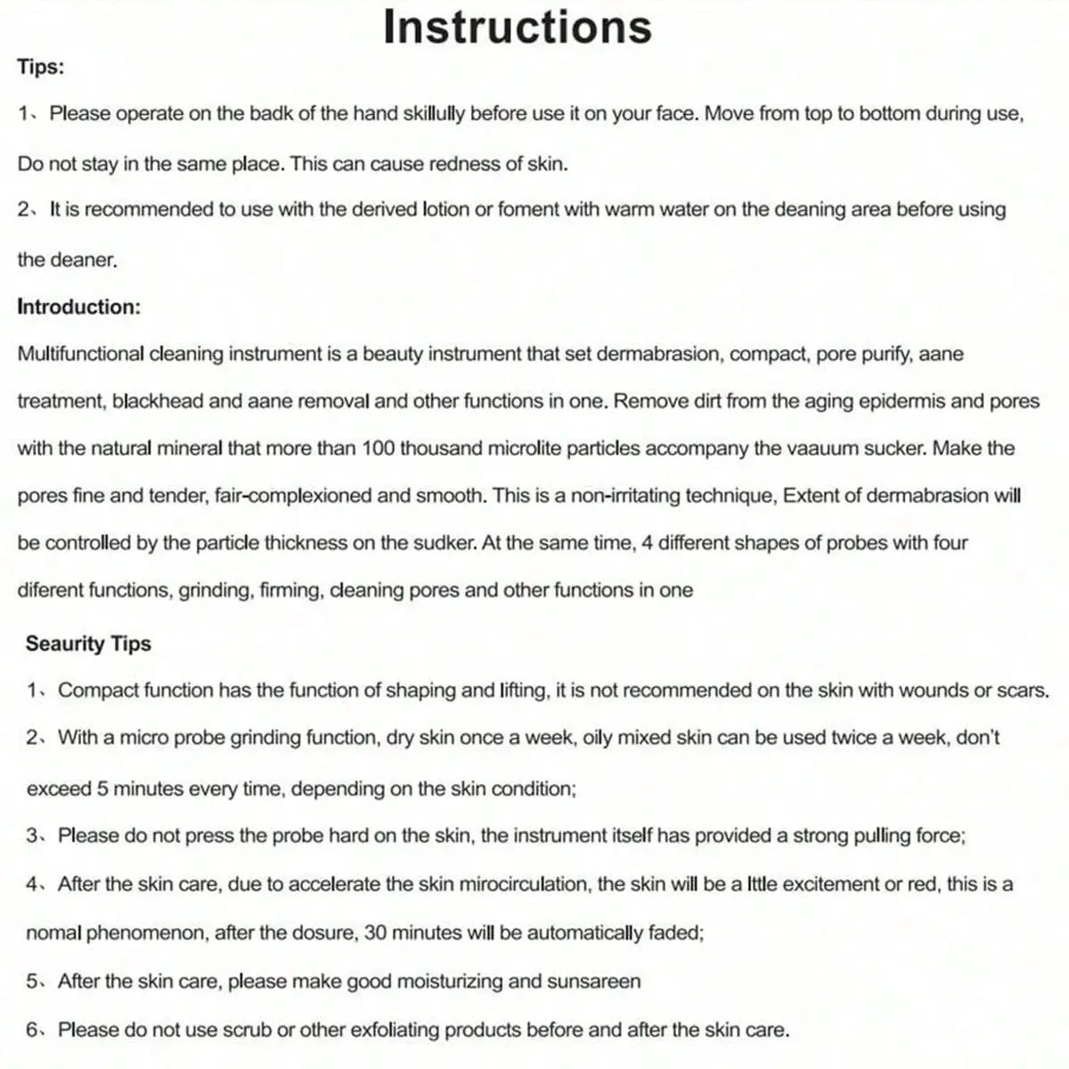 Electric Facial Skin Care Pore Removal Cleanser Vacuum Acne Removal For Deep Facial Pores 5 Suction Power Blackhead Remover Pore