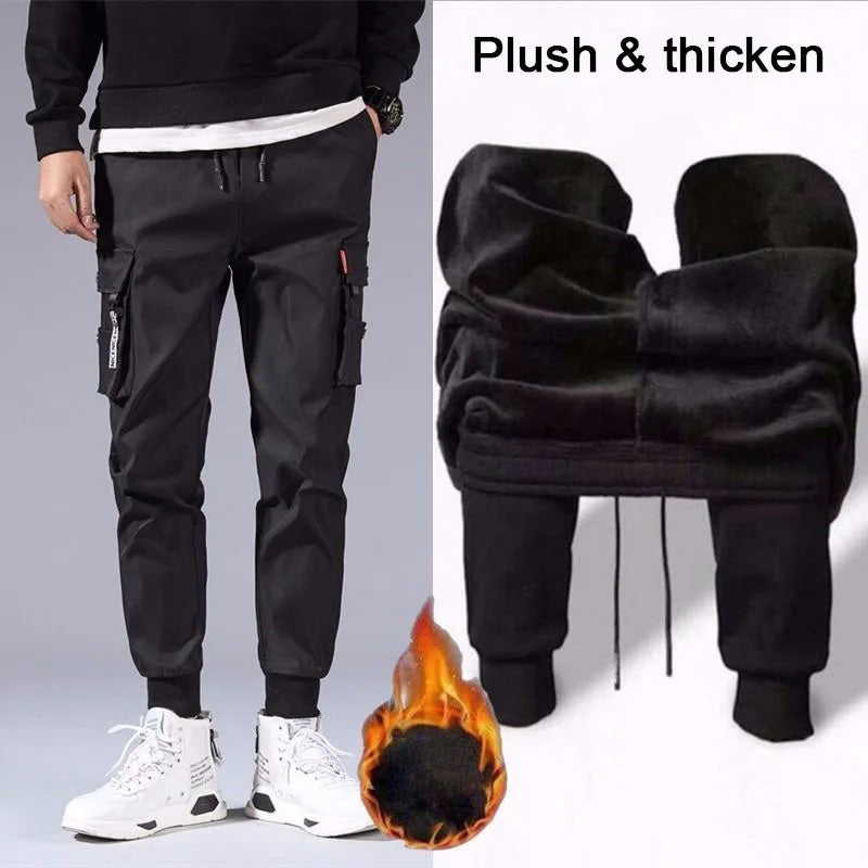 Streetwear Men's Multi Pockets Cargo Harem Pants Hip Hop Casual Male Track Pants Joggers Trousers Fashion Harajuku Men Pants